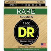 Cordes Guitare Folk Dr Rare 11-50
