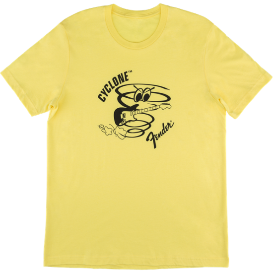 Fender Cyclone T-Shirt, Yellow, XL