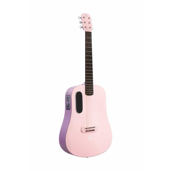 Guitare électro-acoustique Blue Lava - Rose Corail et Lavande