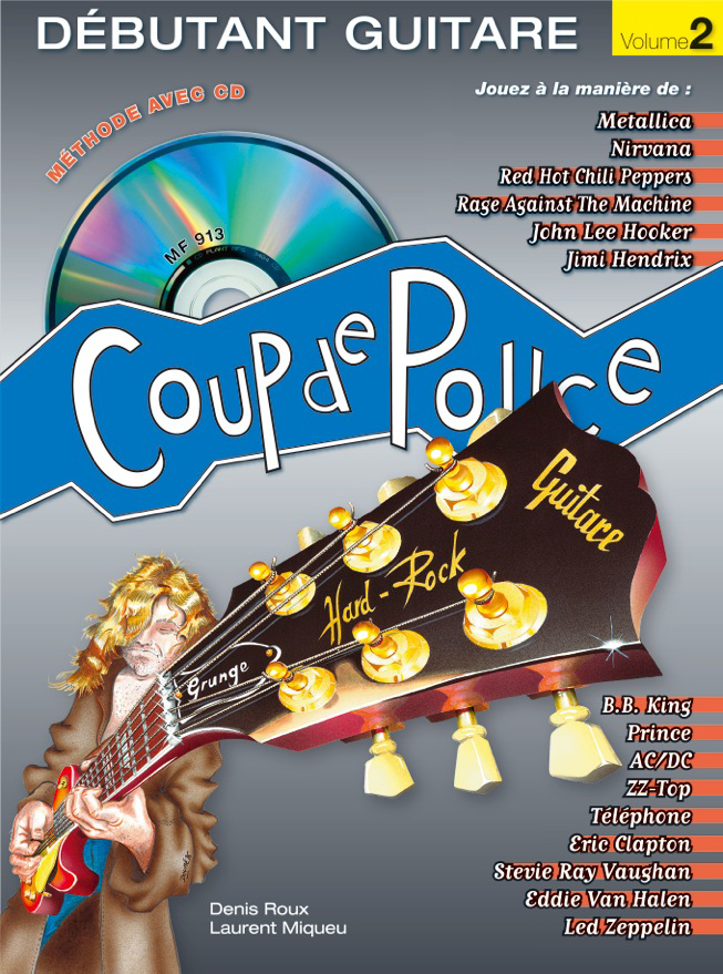 Editions Coup de pouce Coup de pouce guitare débutant Rock volume 2