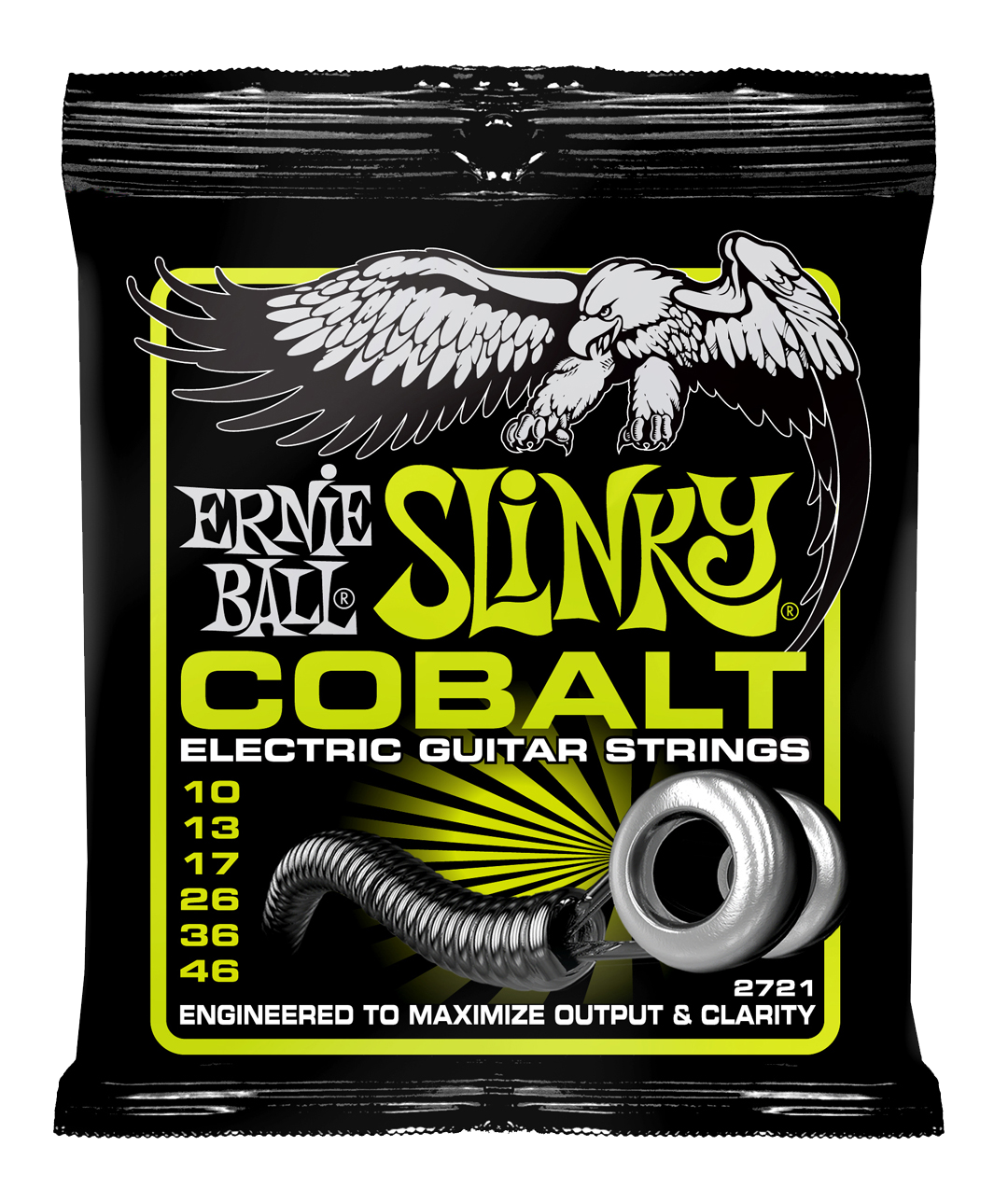 Ernie Ball EP02721 Cordes guitare électrique Cobalt 1046