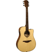 guitare electro-acoustique lag dreadnought cutaway electro