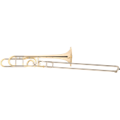 Jupiter JTB1150FROQ - Trombone ténor complet Sib/Fa, pavillon cuivre rose  Open Wrap