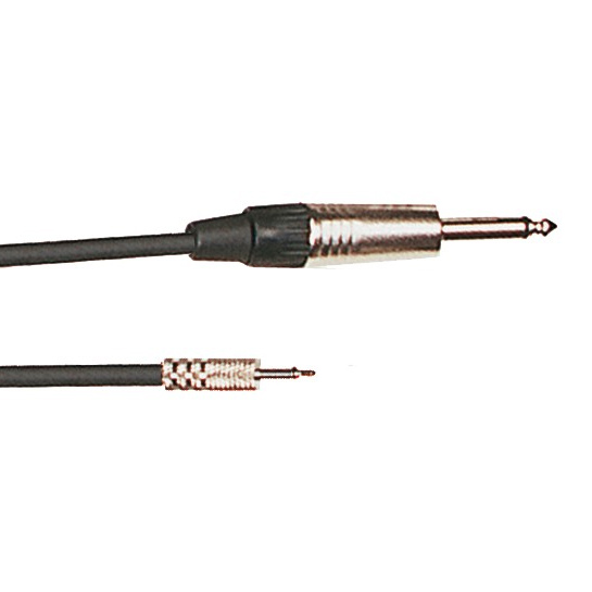 Yellow Cable K13-3 - Cable Audio Mixte Mini Jack Mono Mâle/Jack Mono Mâle 3m