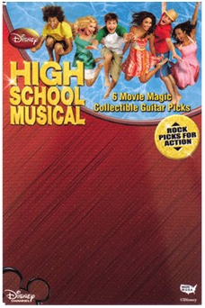 Perri's Lot de 6 médiators décorés High School Musical