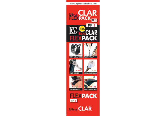 BG PF1 - Flexpack - Pack accessoires pour clarinette SIb