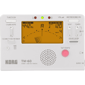 --- DISCONTINUE ---Korg TM60-WH - Accordeur/métronome TM60 Blanc