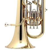 Besson PRODIGE BE165 - Euphonium 4 pistons (3) verni avec étui sac à dos rigide