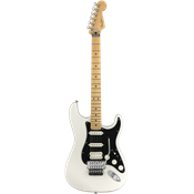 Fender Stratocaster Mexicaine Player HSS Floyd Rose Polar White touche érable