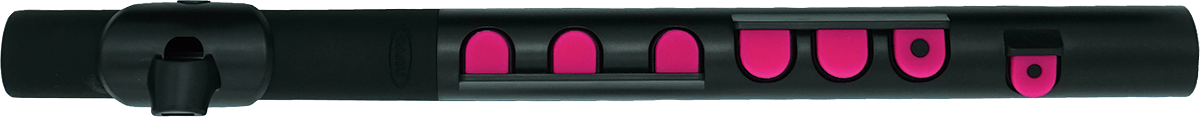 Nuvo TOOT - Flûte traversière en plastique noire et rose