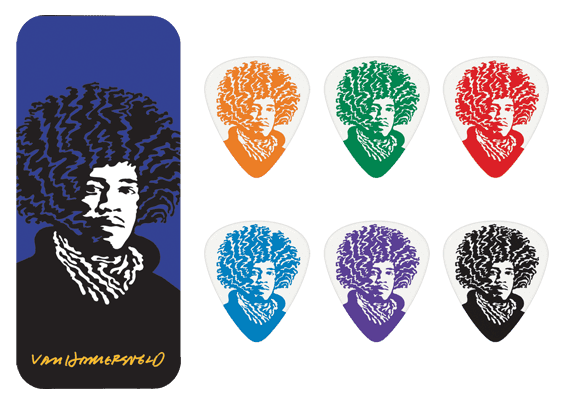 Dunlop JVHPT03M - boîte de 6 hammersveld jimi medium