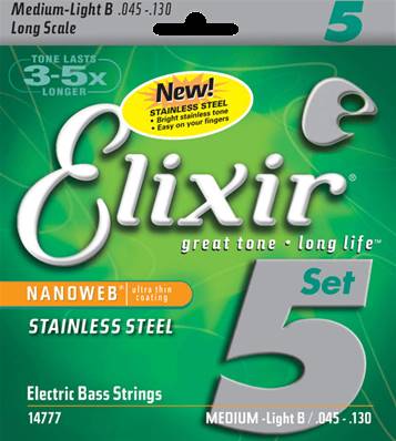Elixir 14777 - bass 5c ss med light b 45-130