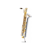 Jupiter JBS1100SG - Saxophone Baryton Mib Argenté, clés vernies, bocal Sona Pure