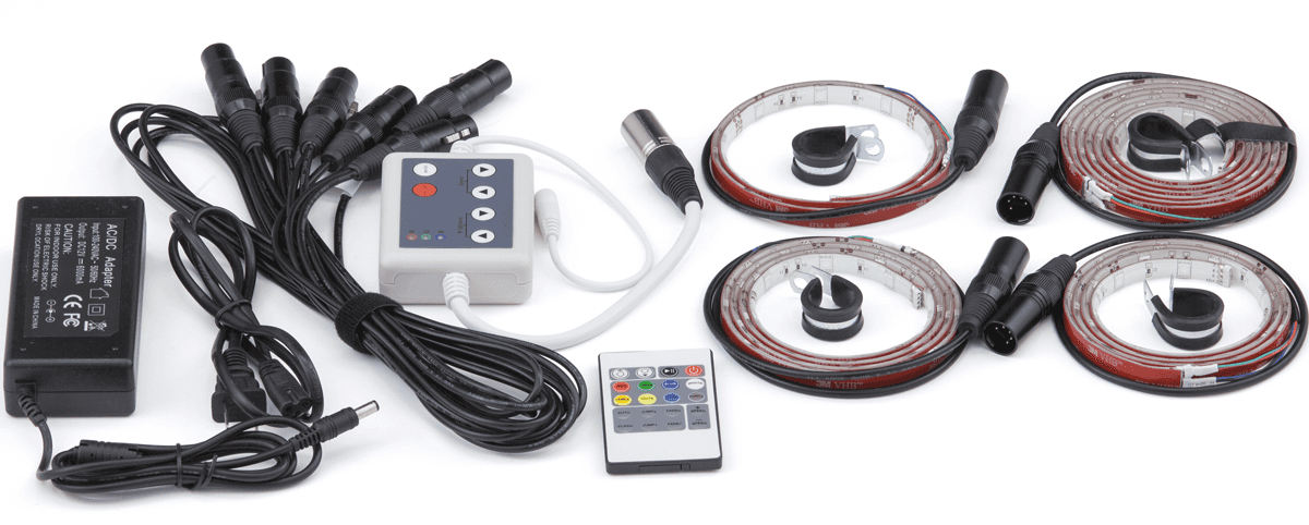 --- DISCONTINUE ---Pearl DL-K7D - kit complet 20-10-12-14 double led