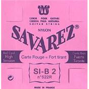 Savarez 522R - si-2 rouge nylon rect