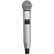 --- DISCONTINUE ---Shure WA723-SIL - corps emetteur GLXD2-SM58/beta58a argent