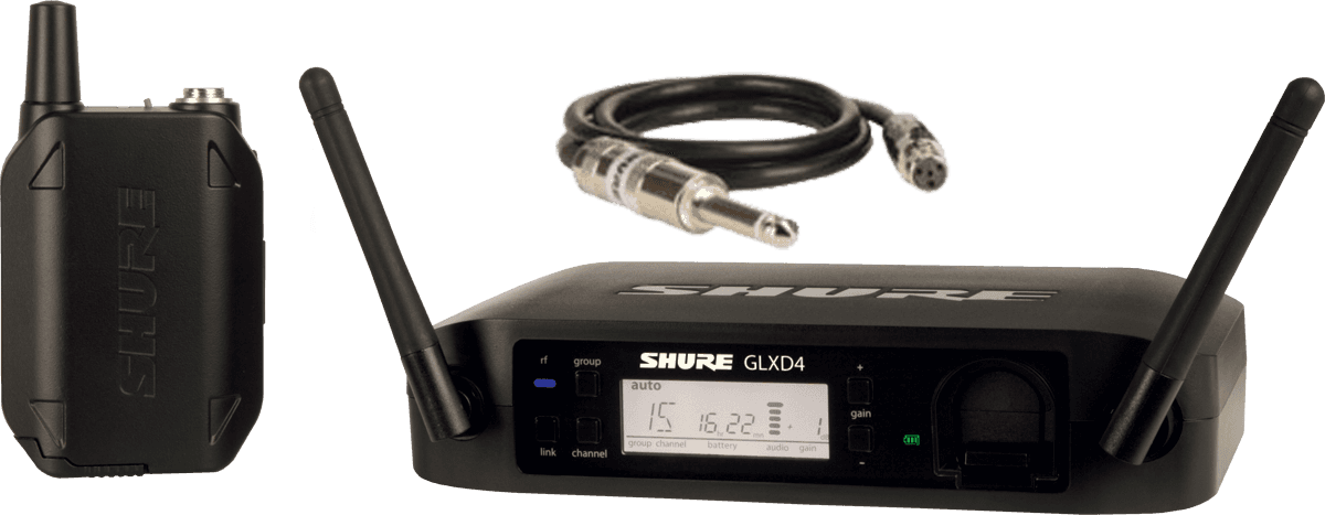 --- DISCONTINUE ---Shure GLXD14E-Z2 - syst hf guitare 2.4ghz