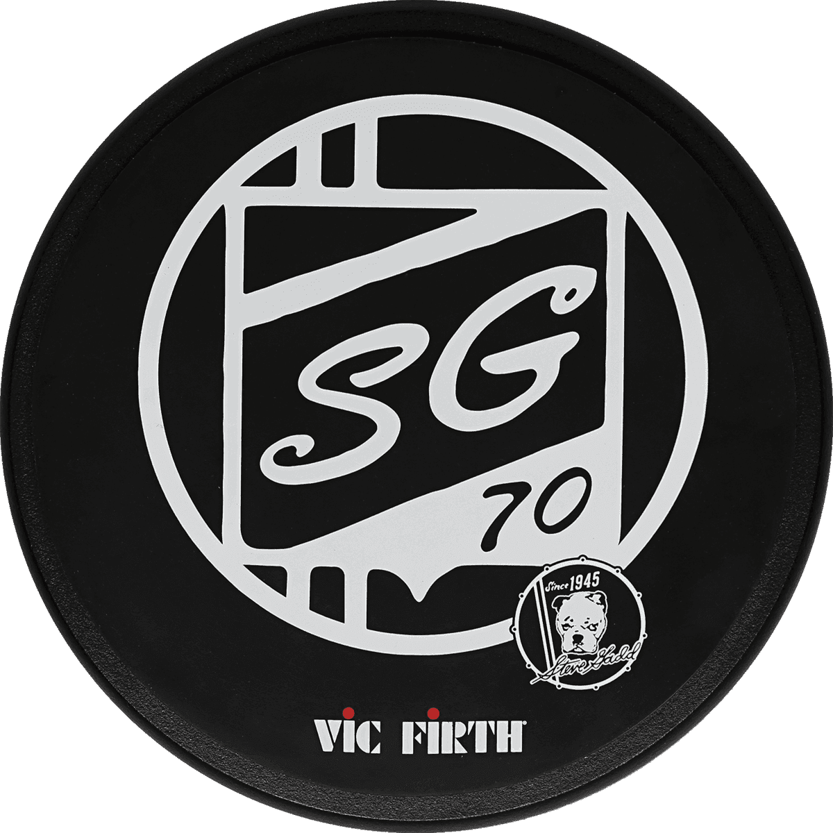 --- DISCONTINUE ---Vic Firth PADSG - pad steve gadd 70th - 8