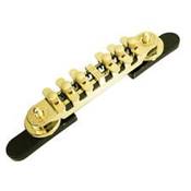 --- DISCONTINUE ---Gretsch Bridge Assembly Synchro-Sonic Gold with base