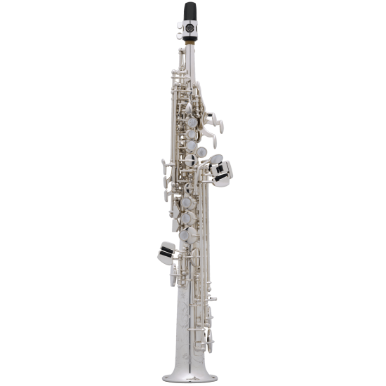 Selmer Super Action 80 série II argenté gravé - saxophone sopranino avec étui et bec complet