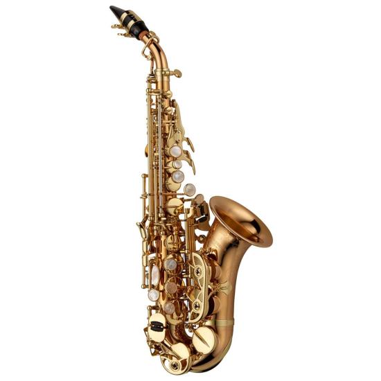 Yanagisawa SC-WO20 ELITE - Saxophone soprano courbe bronze verni, avec étui et bec