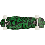 --- DISCONTINUE ---Skateboard Charvel neon Green bengal stripe by Aluminati