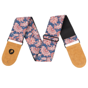 Sangle guitare Prodipe fleurs 75 mm