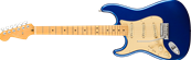 American Ultra Stratocaster Left-Hand, Maple Fingerboard, Cobra Blue