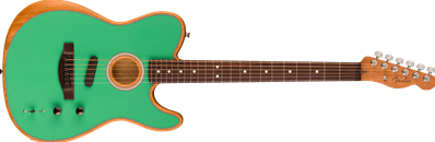 Limited Edition Acoustasonic Player Telecaster, Rosewood Fingerboard, Sea Foam Green