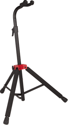 Deluxe Hanging Guitar Stand, Black/Red