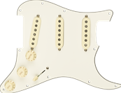 Pre-Wired Strat Pickguard, Original '57/'62 SSS, Parchment 11 Hole PG