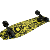 --- DISCONTINUE ---Skateboard Charvel Yellow bengal stripe by Aluminati