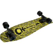 Skateboard Charvel Yellow Bengal stripe by Aluminati