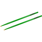 Zildjian 5ACWDGG > Baguettes de batterie 5A acorn neon vert