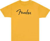 Fender Spaghetti Logo T-Shirt, Butterscotch Blonde, M