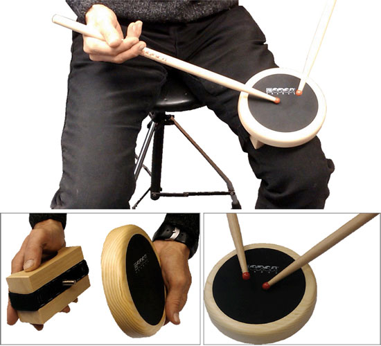 --- DISCONTINUE ---ProOrca Easy pad twin 15 - Pad entrainement batterie 15cm avec support genou