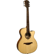 guitare electro-acoustique lag auditorium cutaway electro