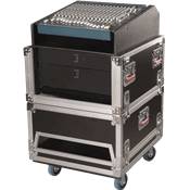 Gator Flight console 14U rack 6U intégré