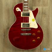 Guitare électrique Tokai Chine LP ALS 62 See Trough Red