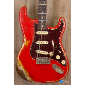 No Custom 60s hot rod red over gold