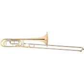 Jupiter JTB1150FRQ - Trombone ténor complet Sib/Fa, pavillon cuivre rose