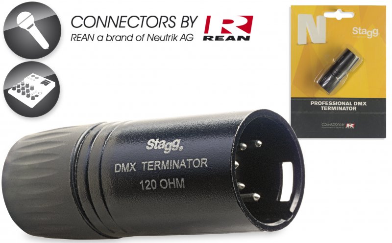 Stagg NDXTERMINR-5 - Connecteur Fiches Rean XLR5 M