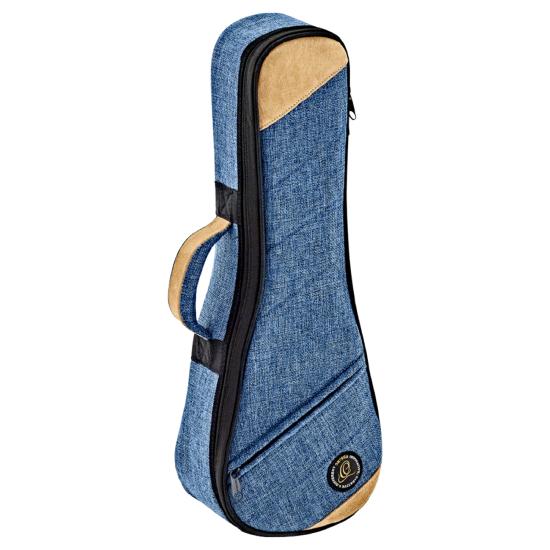 Etui ukulele soprano ortega bleu