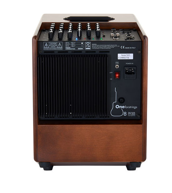 Acus One 8 Cut inclinable - Ampli guitare électro-acoustique 200w Bi-amplifié