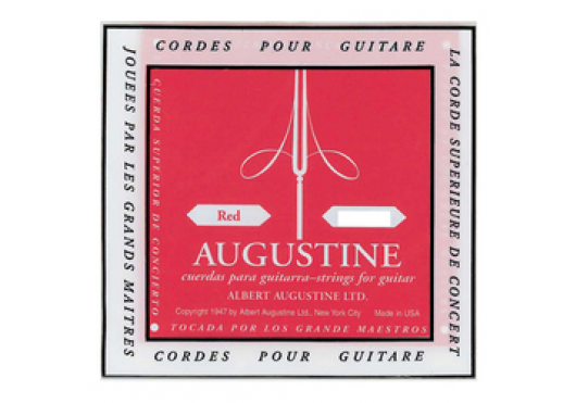 Augustine ROUGE3-SOL - Corde Guitare Classique Serie Standard 3ème Sol Nylon Rouge