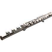 FLUTE PEARL ELEGANTE PRIMO EP925RB-F - tête, tube et clés argent, patte de Si