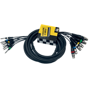 Yellow Cable OC11 - 8 jacks mono male/8xlr fem 5m