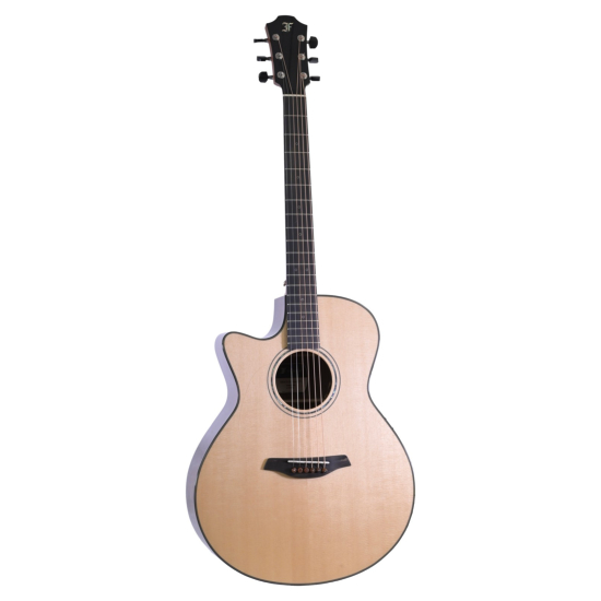 Guitare electro-acoustique furch yellow grand lh cw sr 43mm lrb1