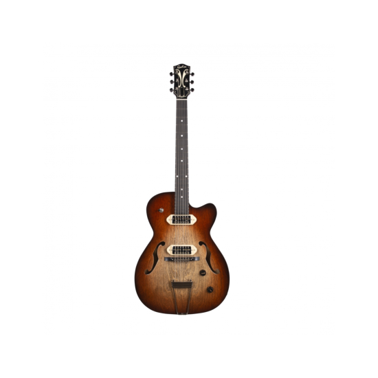 GODIN 5th Ave TL Vintage Burst HG Gold Foil Dogear