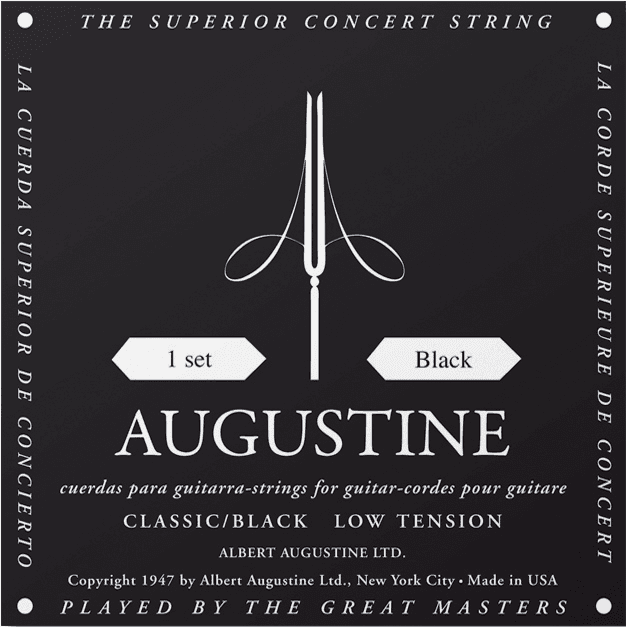 Augustine NOIR - standard noir tirant faible